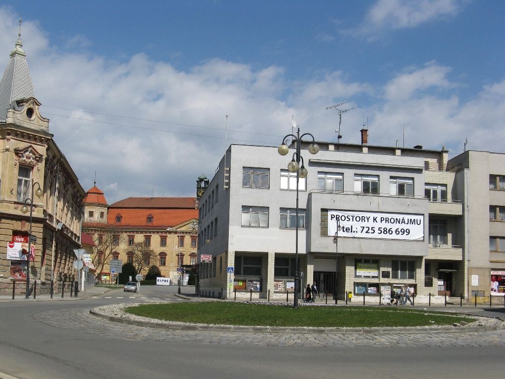 Holešov - Pohled na zámek z roku 2013