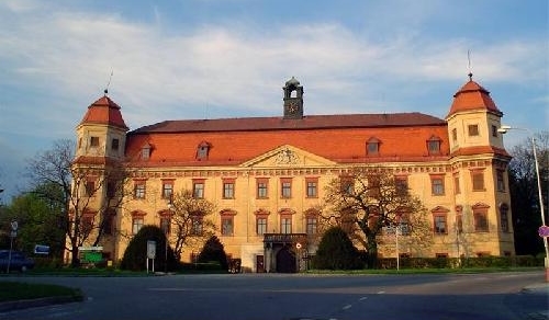 Holešov - Pohled na zámek z roku 2005